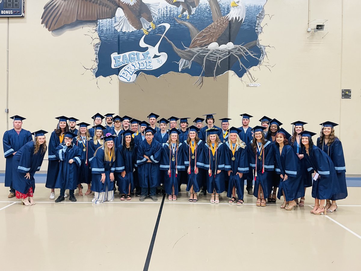EU_CSD's tweet photo. Congratulations to the Class of 2023! You have joined the ranks of alumni at East Union! A very sweet ending to your new beginning. Go out, be bold, and continue to conquer the world.
#onceaneaglealwaysaneagle #EUPride
💙🦅🤍👨🏻🎓 👩🎓 https://t.co/oyBftnmeUL