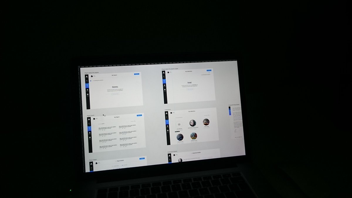 kazzkiq's tweet photo. Em 2015 eu comecei um projeto de criar uma plataforma de publicação de conteúdo igual o Medium, mas a escrita era em markdown.

Chamei um colega de trampo pra codar o back, enquanto eu codava o front + design.

Nunca saiu do papel por minha culpa. https://t.co/tQtSr7f8YM