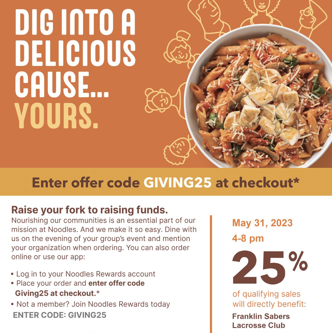 Come support FHS LAX Today at Oak Creek Location!