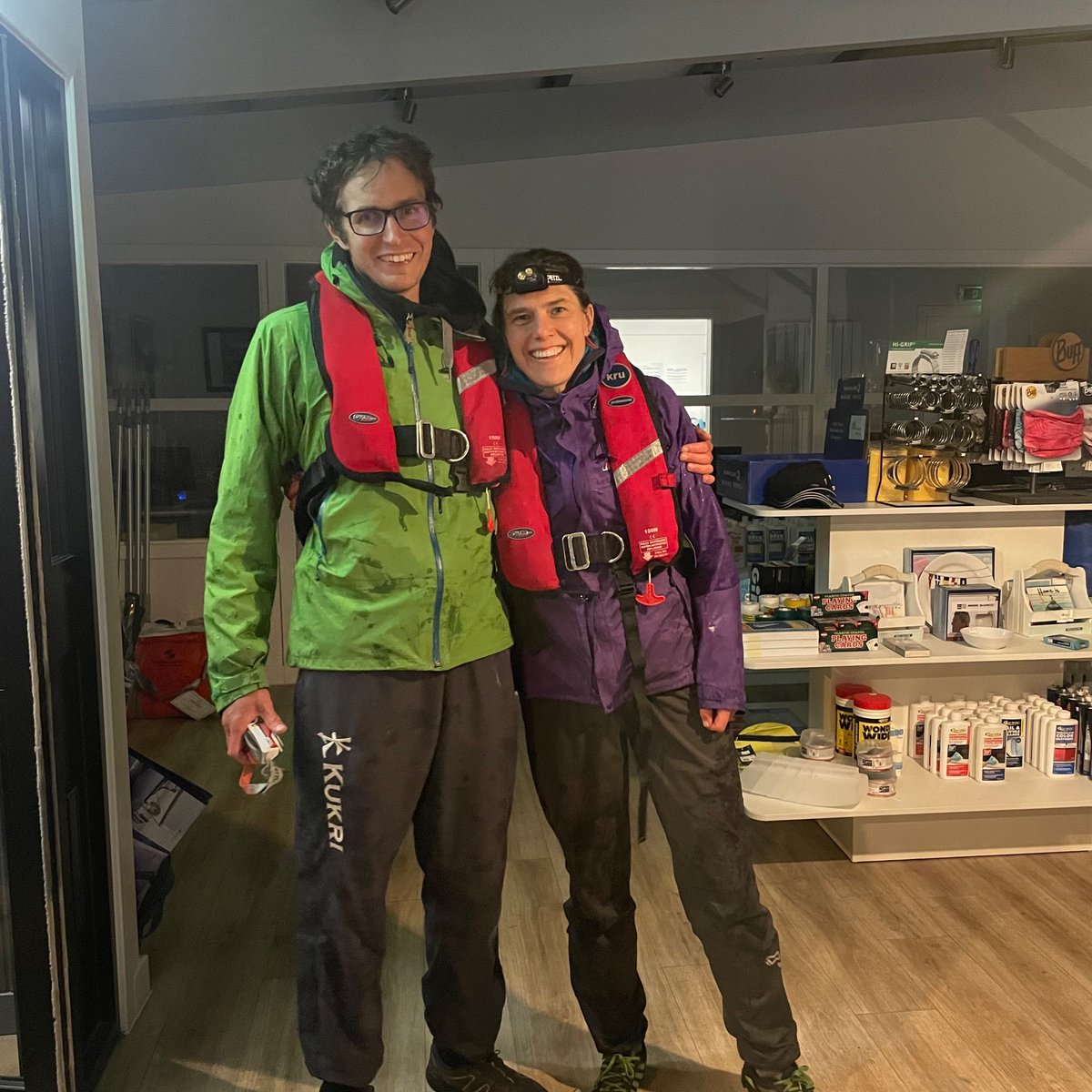 SIPeaksRace's tweet photo. Eighth overall and our only pair of mixed runners this year, it’s Spirit of May. #sipr23 https://t.co/IFMp6aZf38