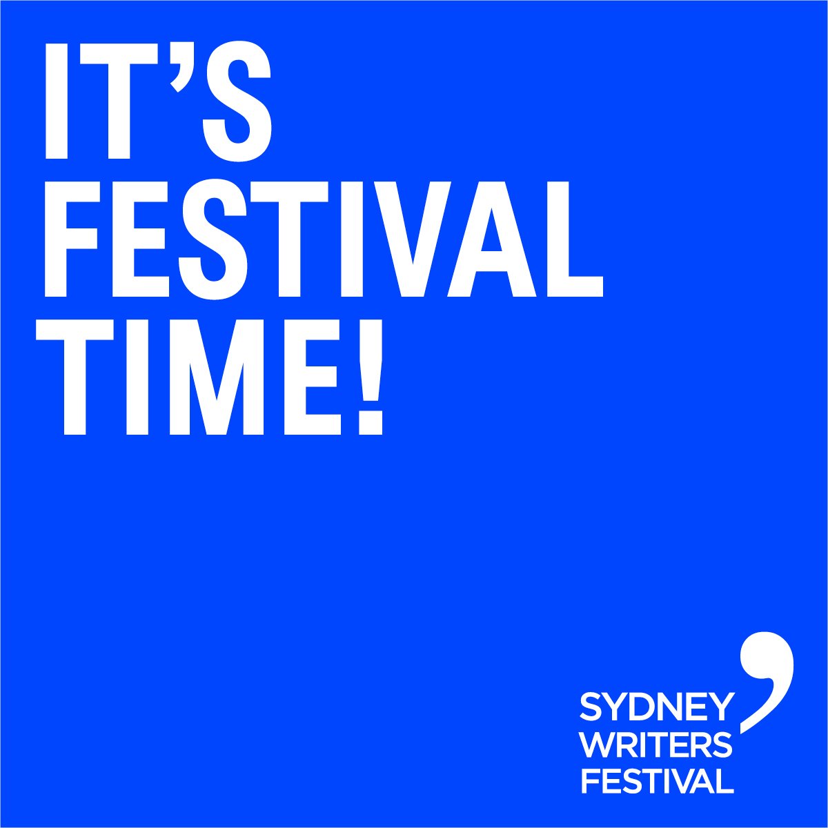 SydWritersFest's tweet image. It’s finally here! The 2023 Sydney Writers’ Festival kicks off today, and our Opening Night Address is tomorrow night at Carriageworks. Get your last-minute tickets and join us! 22–28 May: swf.org.au