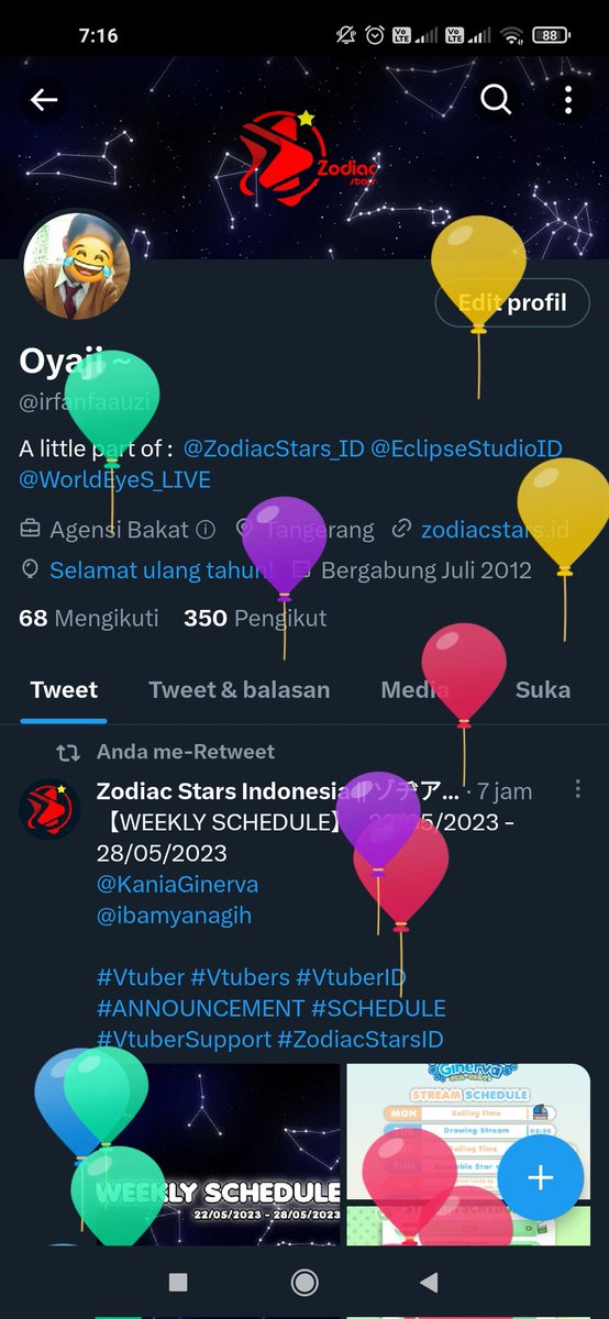 irfanfaauzi's tweet photo. Uweee ada balooon ~
Makin bau tanah aja :') https://t.co/1Z3j4lG8Q8