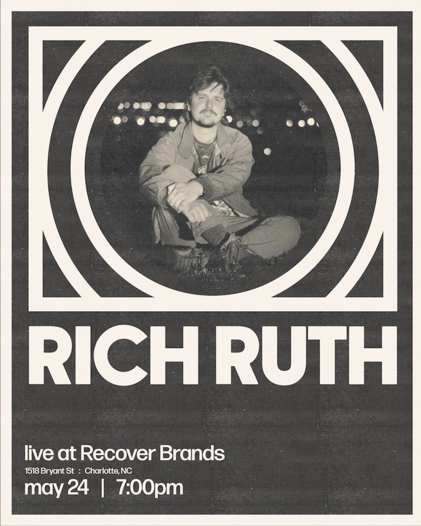New Commute (@new_commute) on Twitter photo Somehow Rich Ruth is playing a living room sized show in Charlotte on Wednesday. 
recoverbrands.com/products/rich-… Somehow Rich Ruth is playing a living room sized show in Charlotte on Wednesday. 
recoverbrands.com/products/rich-…