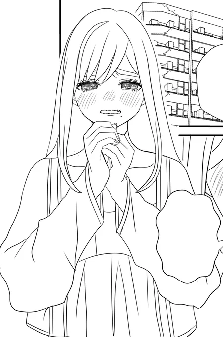 次のお話は巻頭カラーなので、色塗り用の線画を描き描き。 完成したら、雑誌表紙用のラフ絵も描いていかなきゃ。
