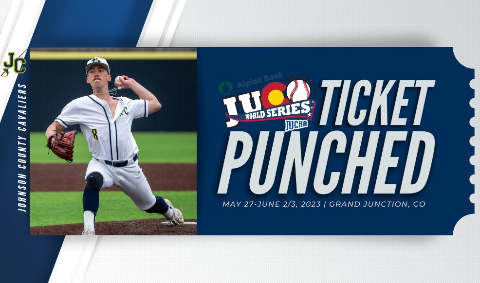 The last team is IN! 🎟️👊

Johnson County defeats Cowley in the Plains District Championship to claim the last spot in the #NJCAABaseball DI World Series. 🏆

njcaa.org/sports/bsb/202…