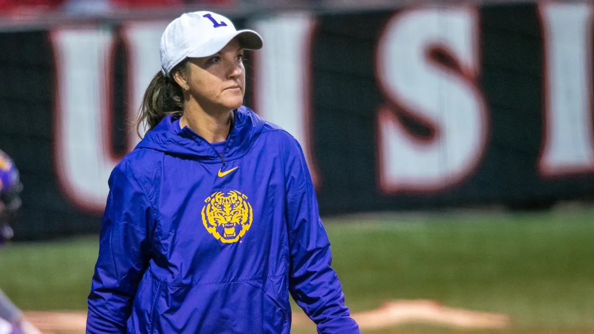 PowerHourLSU's tweet photo. LSU Softball choked a lot today. 

Beth Torino has been mostly positive in Baton Rouge, but postseason play has been lacking. 

Does Scott Woodward make a change? https://t.co/eA1zevA4oB