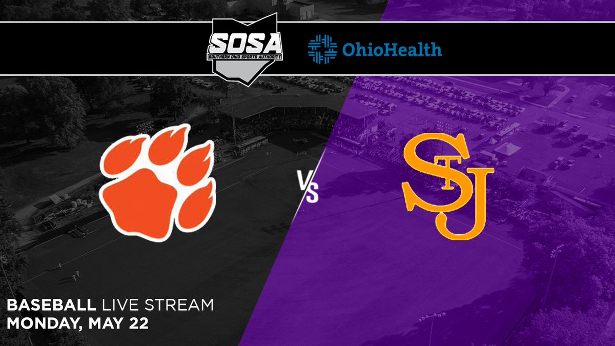 ⚾️ LIVESTREAM 🚨: Join us Monday evening from VA Memorial Stadium as <a href="/WhiteoakSports/">Whiteoak Athletics</a> meets with Ironton St. Joe in a Division IV district final.

<a href="/carsonfrancis22/">Carson Francis</a> will have the call and we'll post the stream link around 3:45 p.m. You can also watch at SOSAOhio.com.