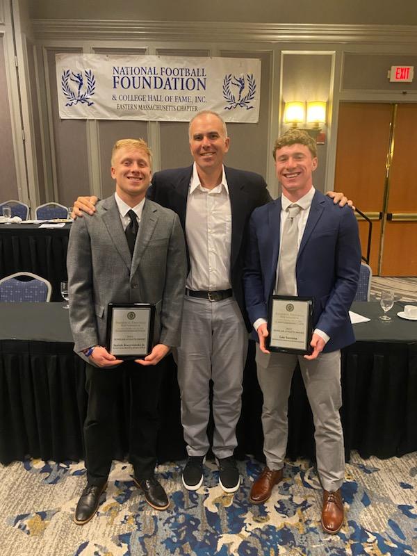 Coach_Willey_FB's tweet image. Awesome knight spent honoring @LeoSarzana and @ijk_3 . Rochester and Harvard are getting two great ones! #scholarballers