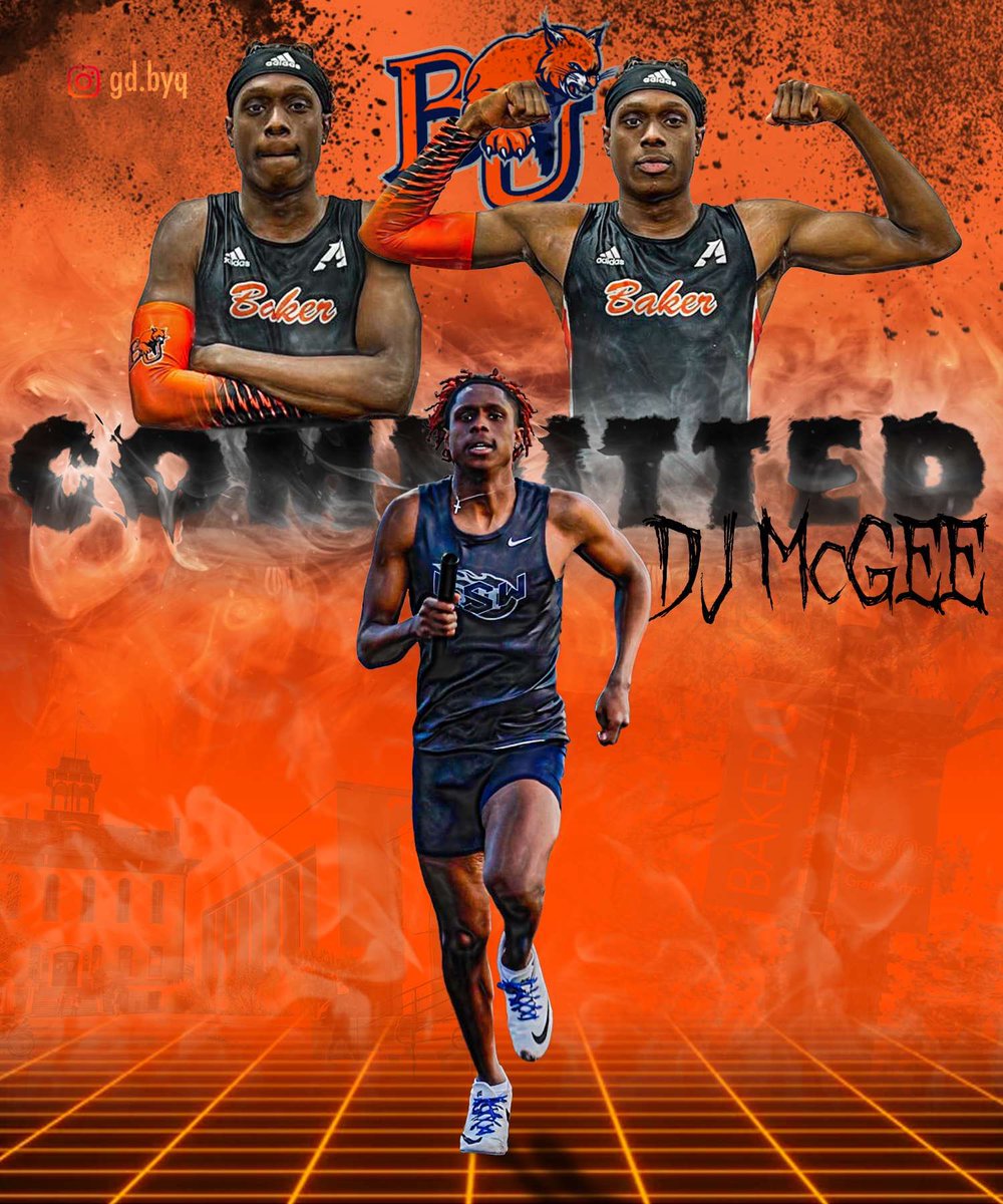 DjMcGee130's tweet photo. Blessed to be able to continue my education and track and field career at Baker University. @BakerAthletics @LSWTitanRunning https://t.co/jLFVdPGMni