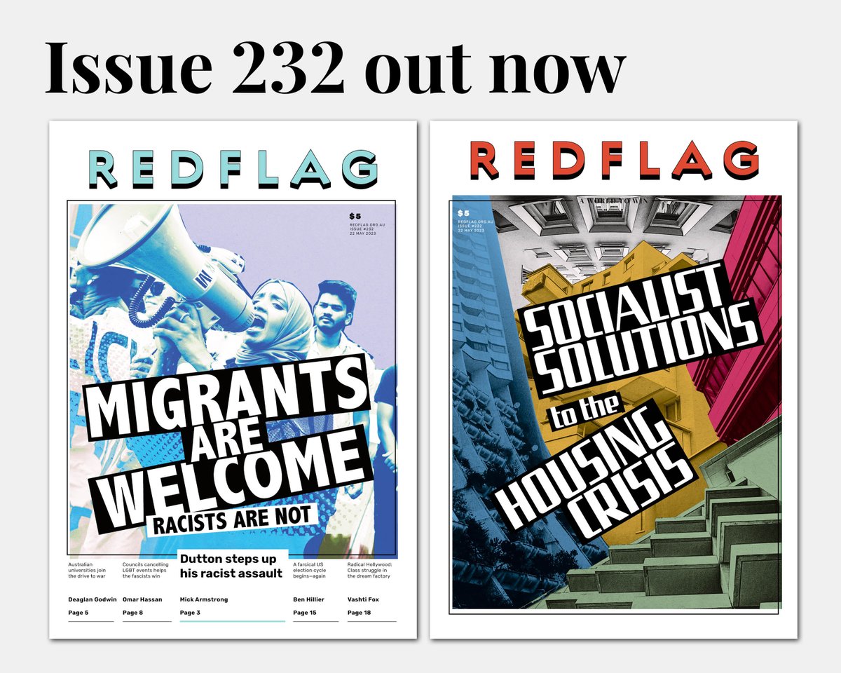 Issue 232 of Red Flag is out now. Support Australia's voice of resistance. Subscribe today at subscribe.redflag.org.au and get yours delivered.