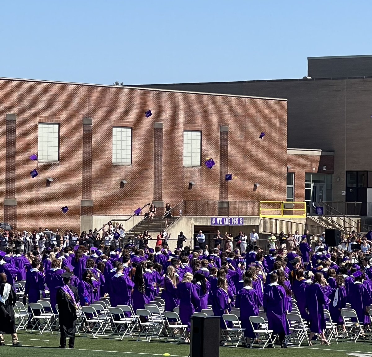 Congrats to @pattyneustadt28 and all of the Class of 2023 at <a href="/DownersNorth/">DGN</a> 

#WeAreDGN #prouddadmoment