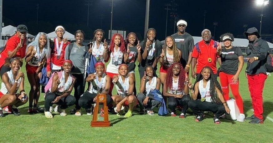 Southridge_SHS's tweet photo. Congratulations to our Lady Spartans on winning  the 2023 @FHSAA Girls Track &amp; Field State Championship. Our Head Coach Erin McCray and his staff need to be commended for their dedication and commitment to #SpartanExcellence @MDCPS https://t.co/ydsA0sEbpm