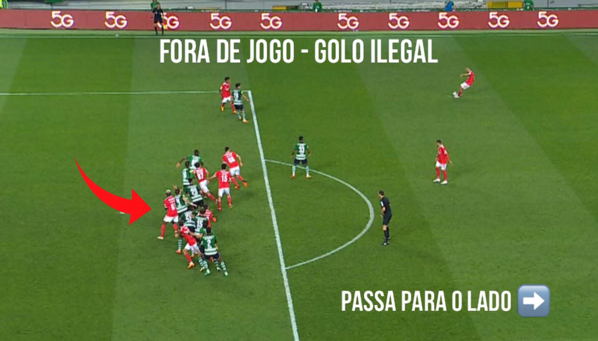 GOLO ILEGAL DO BENFICA! ❌

O golo de Neves, aos 90+4 que deu o empate ao Benfica foi mal validado pois havia fora de jogo de Florentino que apesar de não tocar na bola interfere no lance estorvando o Coates.

Várias estações dizem que deveria ter sido anulado, vejam abaixo ⬇️