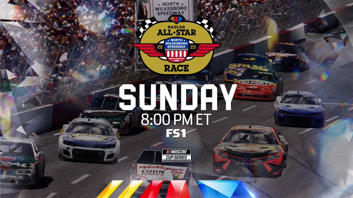 NWBSpeedway's tweet photo. RT if you’re tuned in to the @NASCAR #AllStarRace on @FS1! 🔄 https://t.co/Lhv5TvxW2b