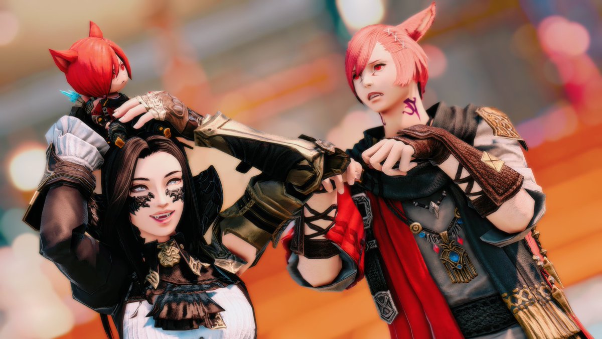 G'raha: "What in the seven hells is that?!" 
Odza: "My new favorite plushie! Isn't he adorable?"
G'raha: "T-Tataru... IS THIS YOUR DOING?!"