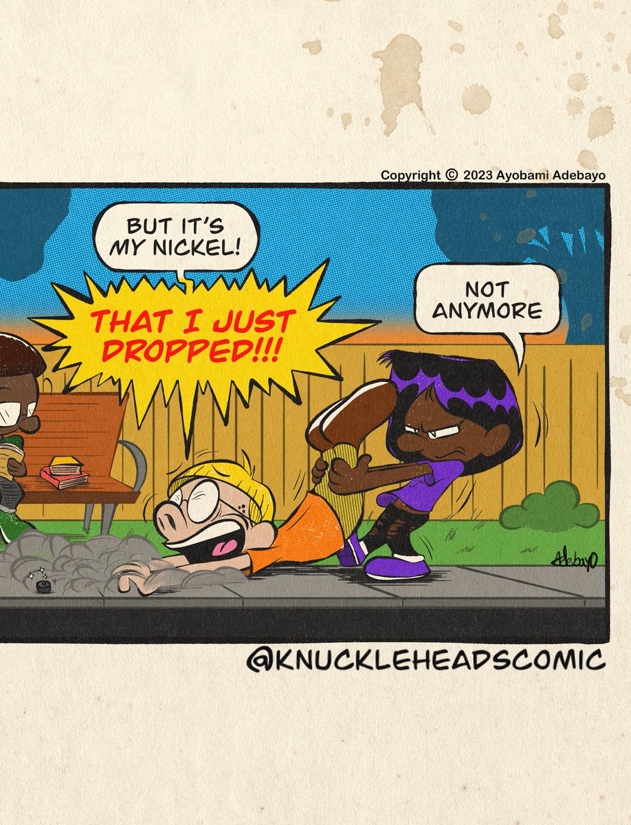 _Knuckleheads's tweet photo. My nickel 
#comics #comedy #sundayfunnies https://t.co/k8j7wxsghW