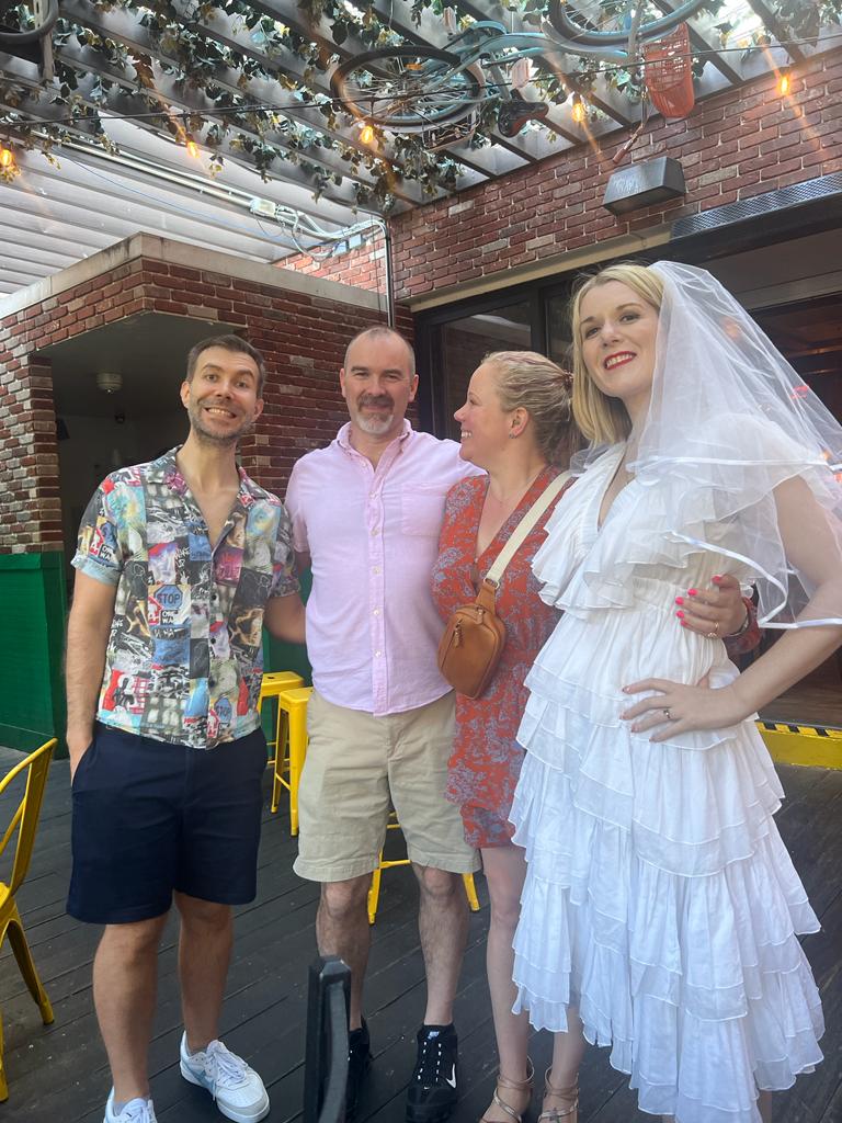 Getting ready to head home after the fabulous #lasvegas wedding of one-time #Glasgow Evening Times journo <a href="/swainey123/">sarah swain</a> Congratulations Sarah and Josh, have a fab honeymoon!🤗❤🎊
