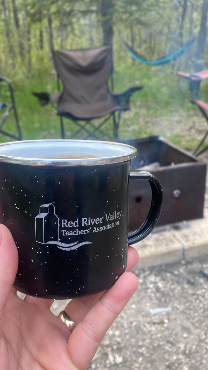 Still my favourite camping mug! Thank you <a href="/RRVTA/">Red River Valley Teachers’ Association</a> <a href="/tam2teach/">Tammy Hodgins</a>