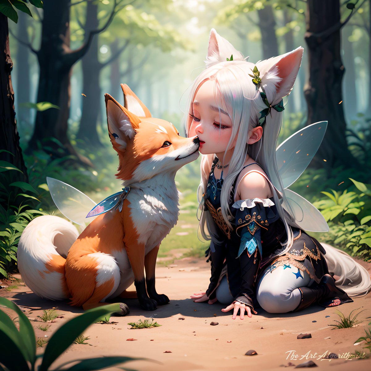 TAalgorithmist's tweet image. Pretty and sweet fairies🧚‍♀️✨

#beautifulgirl
#digitalart
#digitalartwork
#digitalillustration
#disney
#fairy
#fairytail
#fantasyart
#fantasycharacter
#fantasygirl
#Illustration
#painting
#portraitbeauty
#princess
#woman
#beautywoman
#prettyfairy
#aiart
#whitehairgirl
#selfie