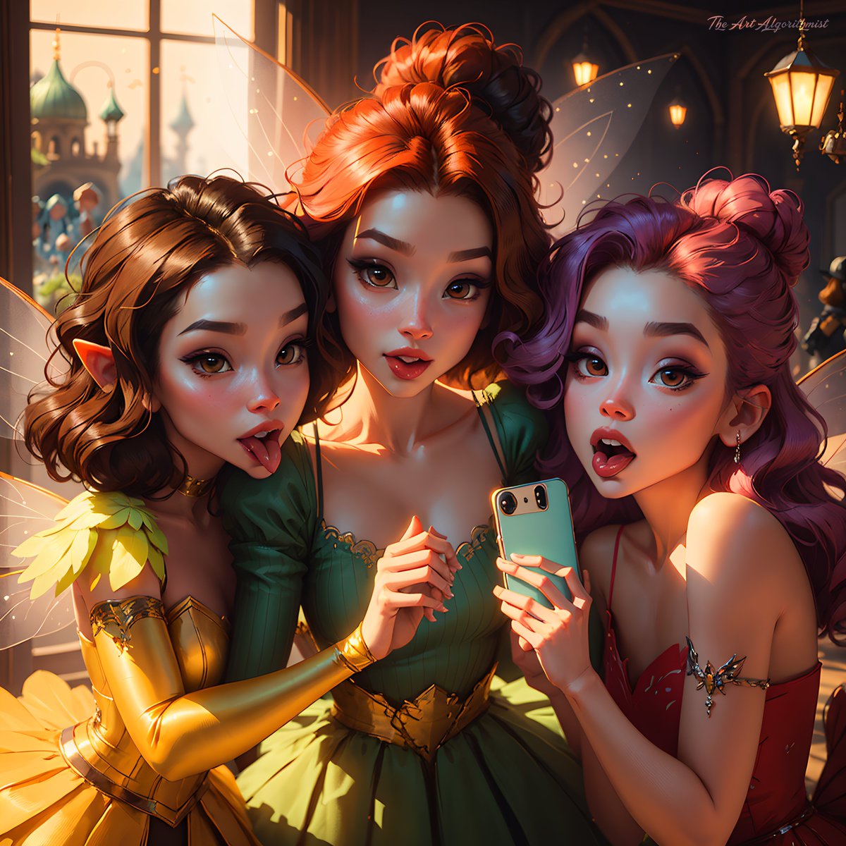 TAalgorithmist's tweet image. Pretty and sweet fairies🧚‍♀️✨

#beautifulgirl
#digitalart
#digitalartwork
#digitalillustration
#disney
#fairy
#fairytail
#fantasyart
#fantasycharacter
#fantasygirl
#Illustration
#painting
#portraitbeauty
#princess
#woman
#beautywoman
#prettyfairy
#aiart
#whitehairgirl
#selfie