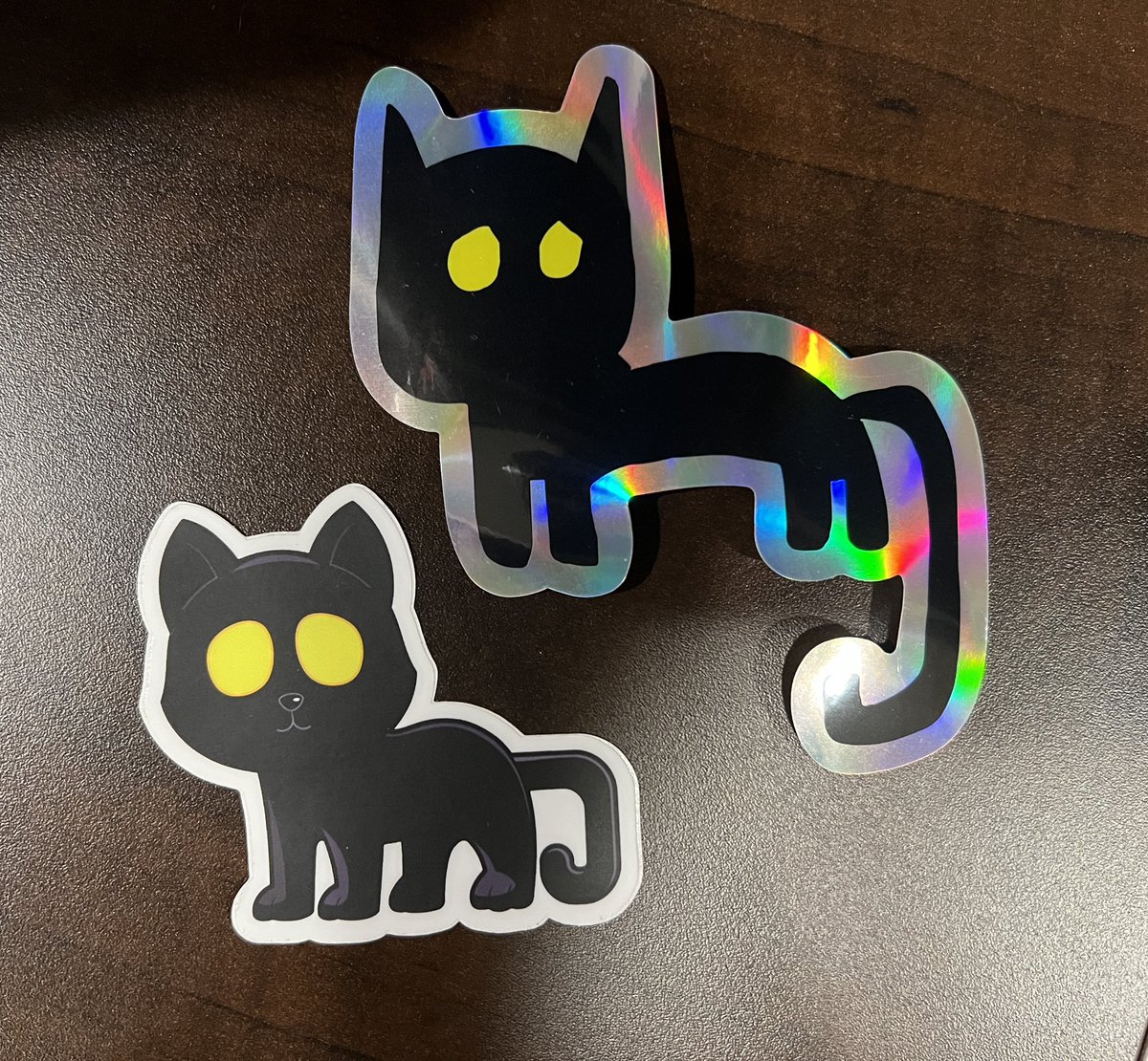 A little over a year ago, I somehow minted 2 VF2 Black Cats. Insane luck with a character that is the grail of <a href="/veefriends/">VeeFriends</a> 

At <a href="/veecon/">VeeCon</a> Day 1, I grabbed a sticker pack that had a Black Cat VF1 edition

Then I ran into <a href="/krainak/">Andy Krainak</a> &amp; he graciously said he had something for me, pulling
