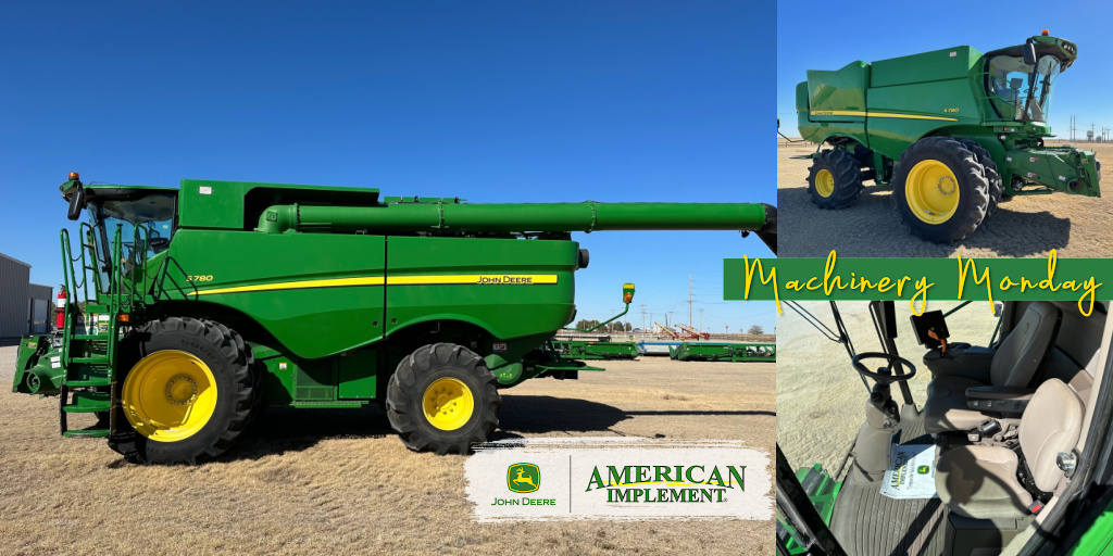 AmericanImp's tweet photo. #MachineryMonday!🇺🇸
2019 John Deere S780 Combine
$265,000 | ⬇️ LOW 3.5% Fixed for 60 Mos eligible
👉🏼:https://t.co/o95CC00j3b
.
Contact our friendly Sales Staff for details.
#S780 #johndeereS780 #johndeereusedequipment #combine #usedcombine #usedcombineforsale #johndeere https://t.co/qXf2P3hraL