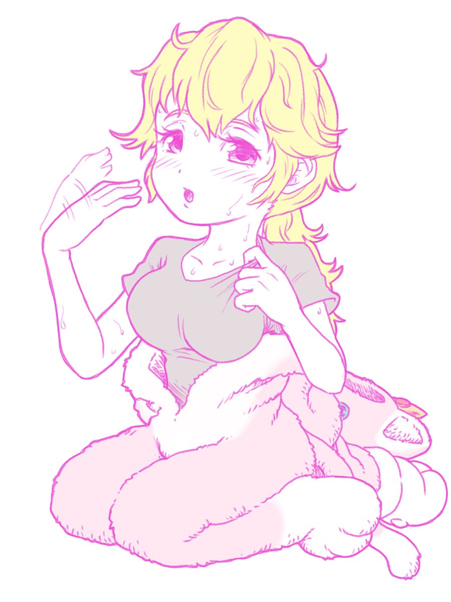 ピーチ姫 「ネコピーチ」|研のイラスト