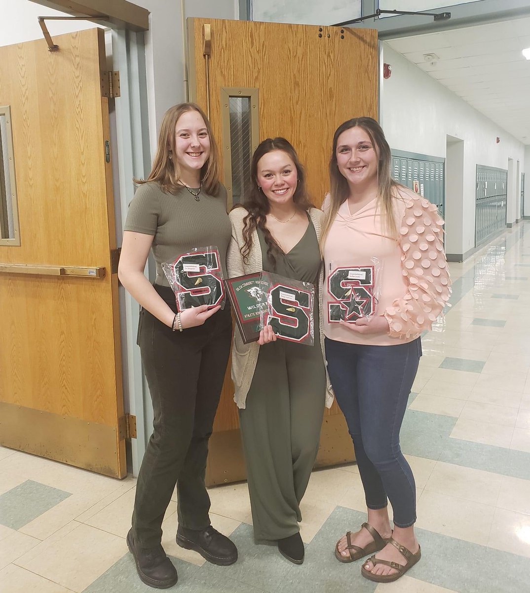 Congratulations Laikyn, Maya, and Zoe! Today they traded their bows and poms for caps and gowns and became members of the SCHS Graduating Class of 2023! They have big futures ahead of them and we can't wait to see where their journey takes them next!  #SalemWildcatPride