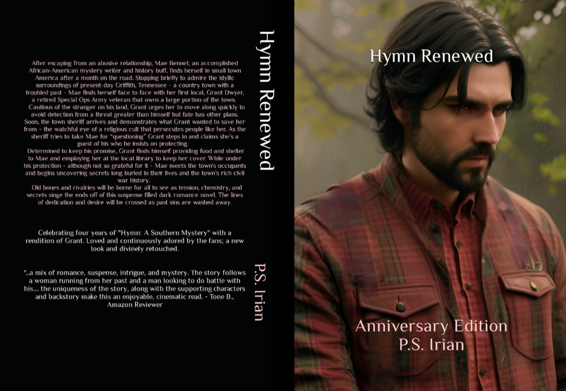 psirianwrites's tweet photo. Celebrating four years of romance, mystery, and intrigue: Hymn Renewed Anniversary Edition featuring a rendition of Grant. For the dark romance lovers, happy reading. 🎂 https://t.co/jxQiUvnEQU

#romancebooks #DarkRomance #RomanticSuspense https://t.co/85miK631G4