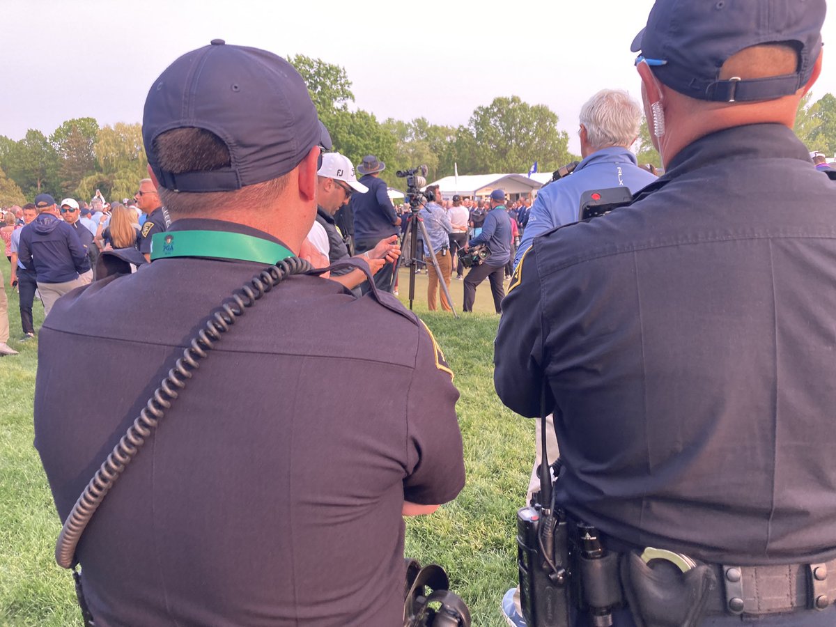 Sheriff_Baxter's tweet photo. Proud of the operations the MCSO ran for the @PGAChampionship @OakHillCC. This was our Super Bowl. 

12 hr shifts, freezing temps, pouring rain – they delivered!
At the same time those working the road kept our citizens &amp; visitors safe. 
 Thanks to @nyspolice for the partnership. https://t.co/6g9R3tQNz4