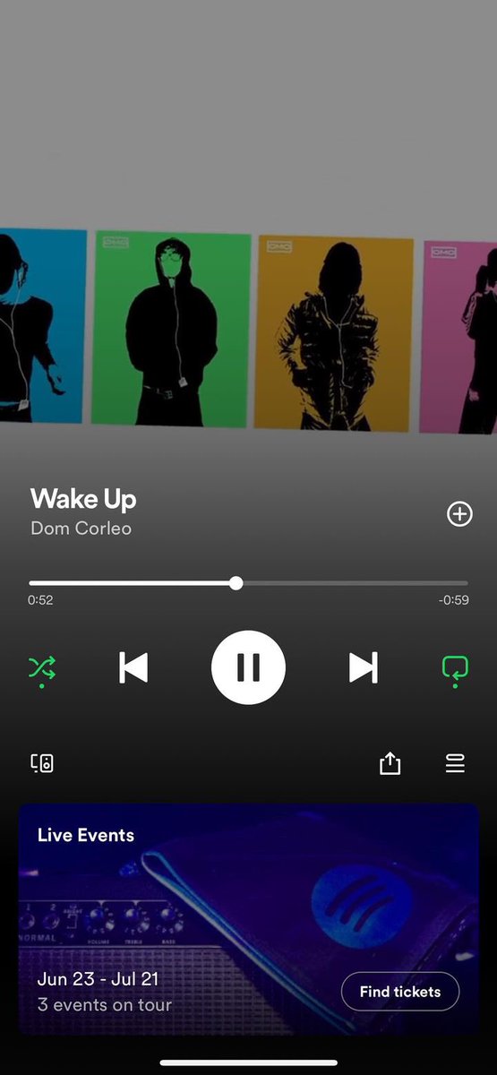 FLOATINGWORLDUS's tweet image. Add Dallas May 27 to Upcoming shows for #DomCorleo @AskSpotifyStars