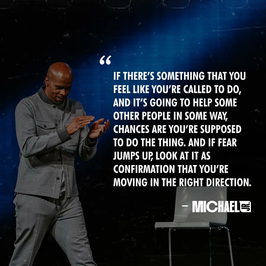 Feeling the fear? Take it as a sign that you're on the path to greatness! Don't let fear hold you back - embrace it and keep pushing forward. 💪