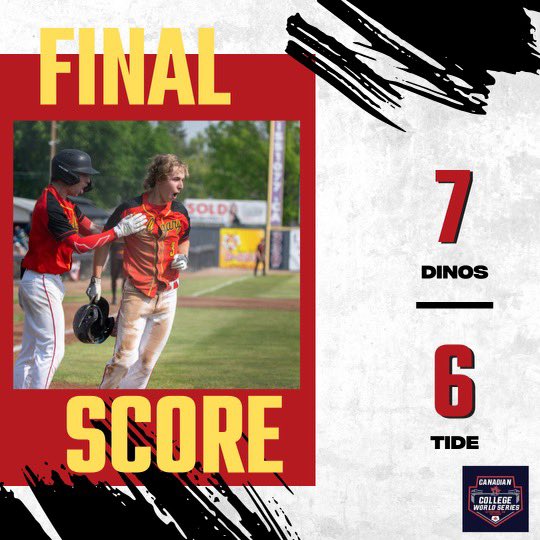 Dinos win!

Your Dinos beat Victoria by the score of 7-6 to start the Canadian College World Series 3-0 and advance to the championship round.