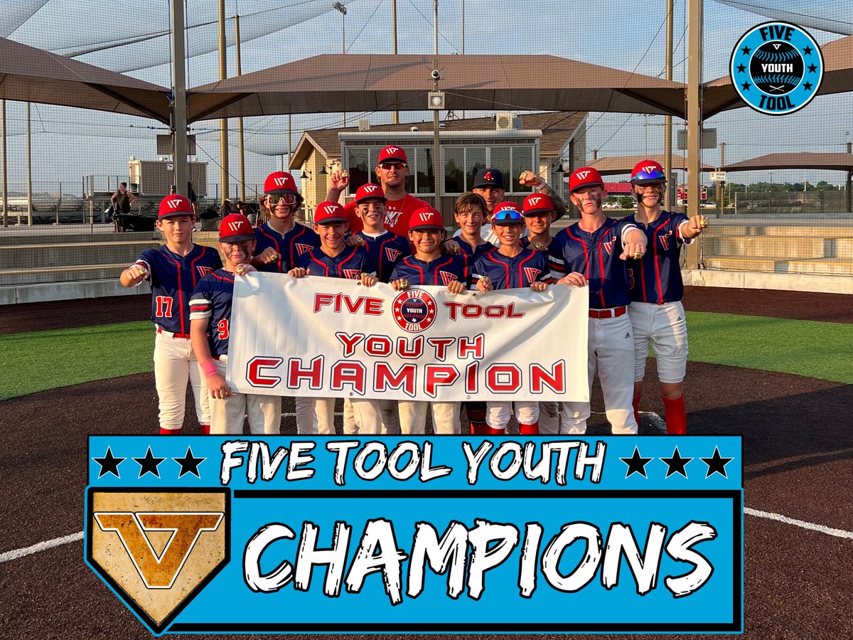 FiveToolYouth's tweet photo. 🏆CHAMPIONS🏆

Congratulations to WT Elite 13U on winning the 13U D2 Championship of the @FiveTool Youth May Showdown!

#WatchEm https://t.co/87ZLwchO9o