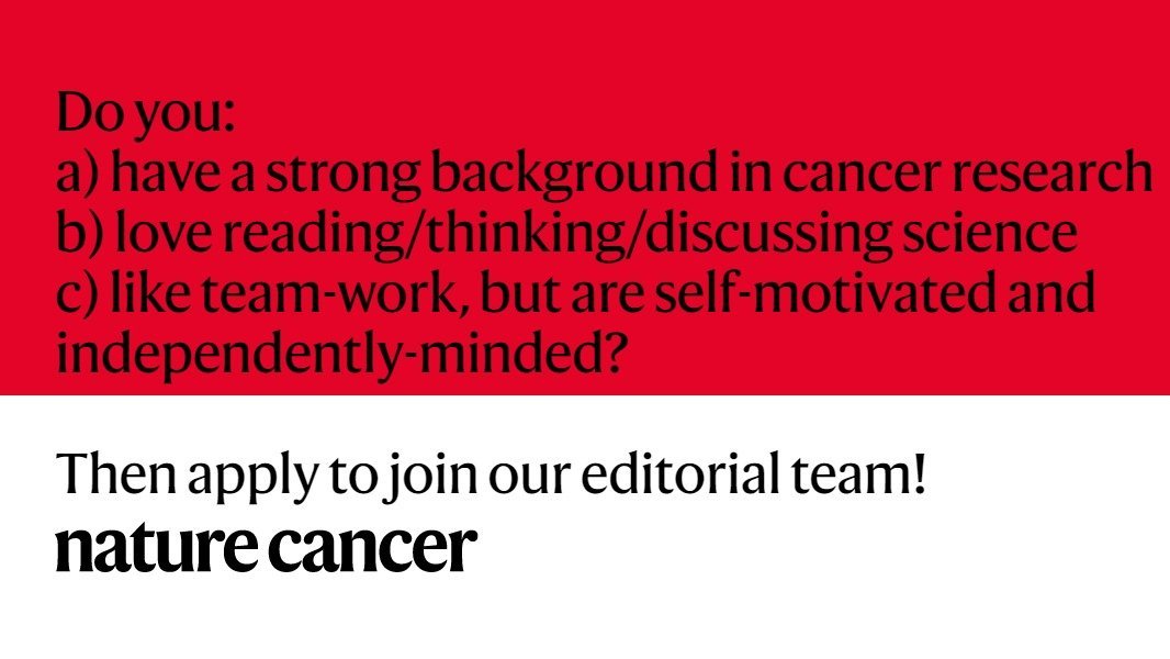 📢Come join our editorial team! 
We're hiring Associate/Senior Editors in our NY, Berlin &amp; Shanghai offices. Other Springer Nature offices in the US, China or Europe will also be considered. Application deadline June 5th.
Details⬇️
go.nature.com/3OxKQ5a
go.nature.com/3IvJAeM