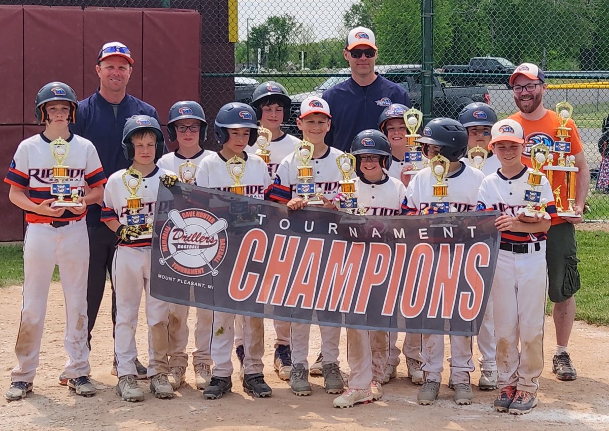 dhuntermemorial's tweet photo. 8u
Petoskey Riptide beat Saginaw Golds

9u
MP Drillers beat Petoskey Riptide

10u
Petoskey Riptide beat Precision Patriots

11u
Westside Smash beat MP Drillers

12u
WM Aces beat Bandits Baseball

13u
MP Drillers beat Big Rapids https://t.co/wEZRUiI0Oc