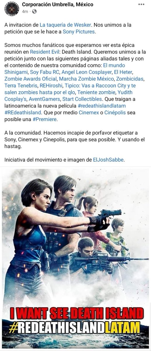 @SonyPicturesMX @SonyPicsTeens @SonyPictures @SonyChannelLA @SonyChannelMX @Cinemex @Cinepolis @HeyCiry #redeathisland #redeathislandlatam