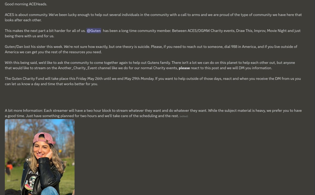 Another Charity Event tweet media