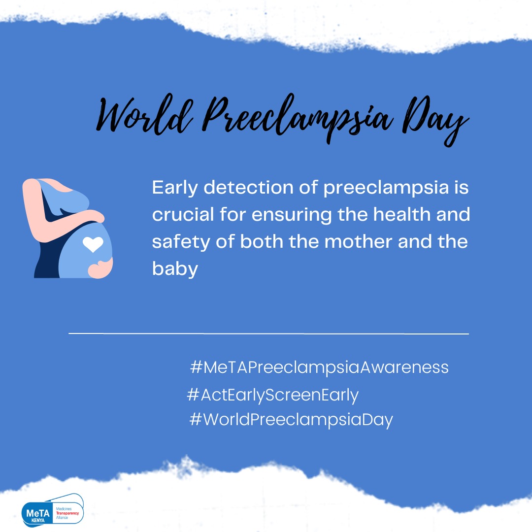 Joseph Ojuki (@josephojuki) on Twitter photo "Early Detection Matters: Spotting the signs of preeclampsia can save lives. Don't ignore the warning signs!"
<a href="/MeTAKenya2018/">Access to Medicines Platform(MeTA Kenya)</a>
#MeTAPreeclampsiaAwareness #MaternalHealthMatters "Early Detection Matters: Spotting the signs of preeclampsia can save lives. Don't ignore the warning signs!"
<a href="/MeTAKenya2018/">Access to Medicines Platform(MeTA Kenya)</a>
#MeTAPreeclampsiaAwareness #MaternalHealthMatters