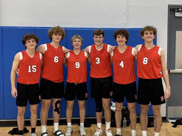 So proud of Carter Hacker, Will Hahn, James O’Dell and Jack Rossell for earning Boys Vball Academic All-State Honors. We are so proud of you guys and your leadership on the court and in the classroom! #WeAreDragons #BetterEveryDay @SouthernHancock <a href="/NPHSDragons/">New Palestine Dragons</a> <a href="/VoelzJames/">New Palestine High School</a>