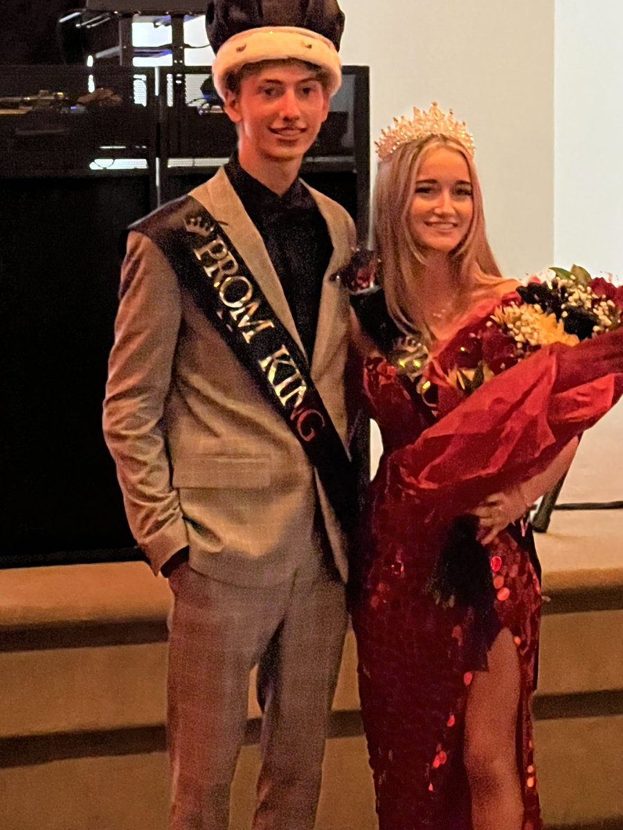 EF Prom King and Queen! Olivia Sibley and Louie Kite ❤️🖤❤️🖤