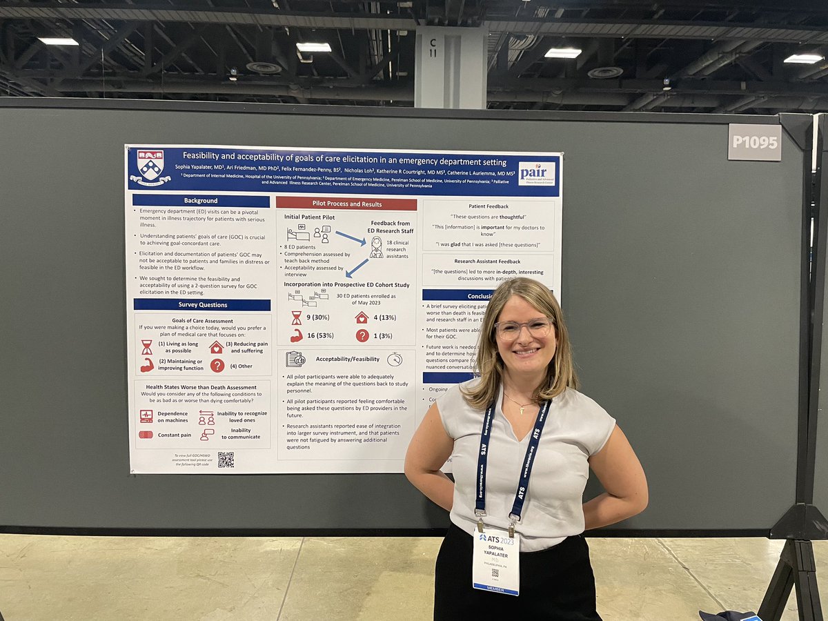 marylpennpulm's tweet photo. So some lucky pulm fellowship will ultimately get to claim her (PDs keep an eye out) but we at @PennPulmonary will proudly support this resident for now. @syapalaterMD presents on soliciting goals of care in the ED setting. Pretty cool. @PennIMResidents https://t.co/zvGo0Mpmp3