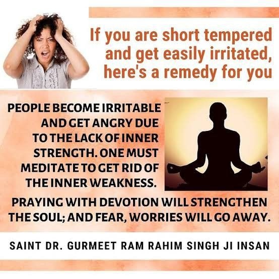 Nancy88072550's tweet photo. Is it possible to live life with inner peace and happiness without any fear ?  Saint Gurmeet Ram Rahim Ji says on this.  That's the only solution.  Regular practice of the true method of meditation is the source of never ending happiness and inner peace!
 #InnerPeace https://t.co/823MoJCyvn