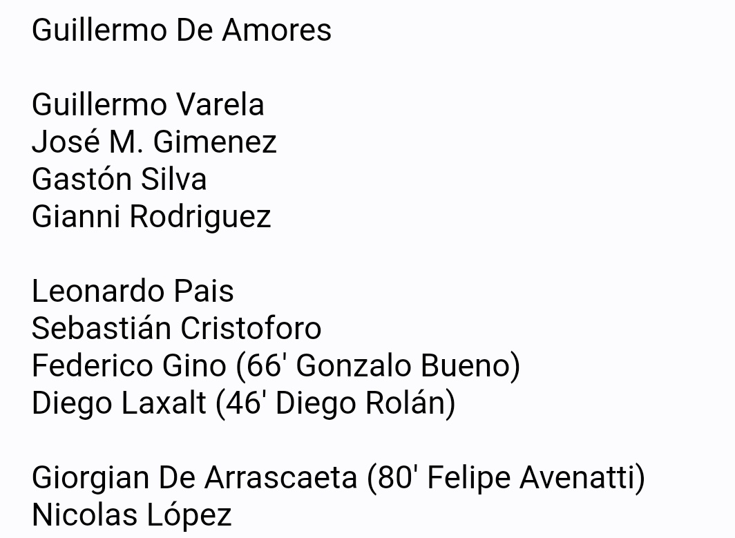 Preparando datos para la transmisión de mañana en <a href="/DSports/">DSPORTS</a> me encuentro con un Uruguay-Irak en semifinal del Mundial Sub 20 2013.

Empate 1-1 agónico con gol de Gonzalo Bueno a los 87' para ir al alargue y luego penales. 

Aquel Uruguay de Verzeri ⤵️