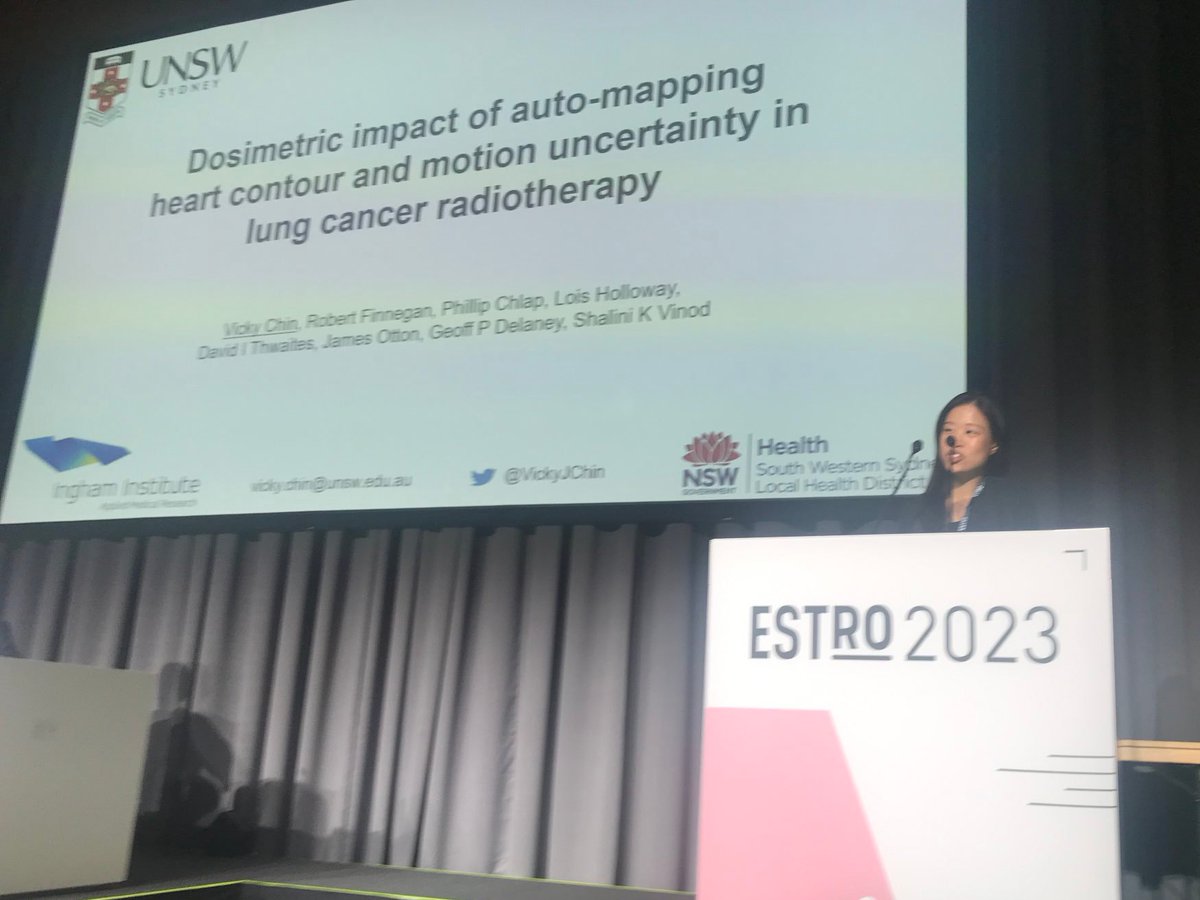 Congrats to everyone who represented <a href="/InghamInstitute/">Ingham Institute for Applied Medical Research</a> and <a href="/SWSLHD/">South Western Sydney Local Health District</a> at #ESTRO23! 🎉👏 <a href="/UNSWMedicine/">UNSW Medicine & Health</a>
