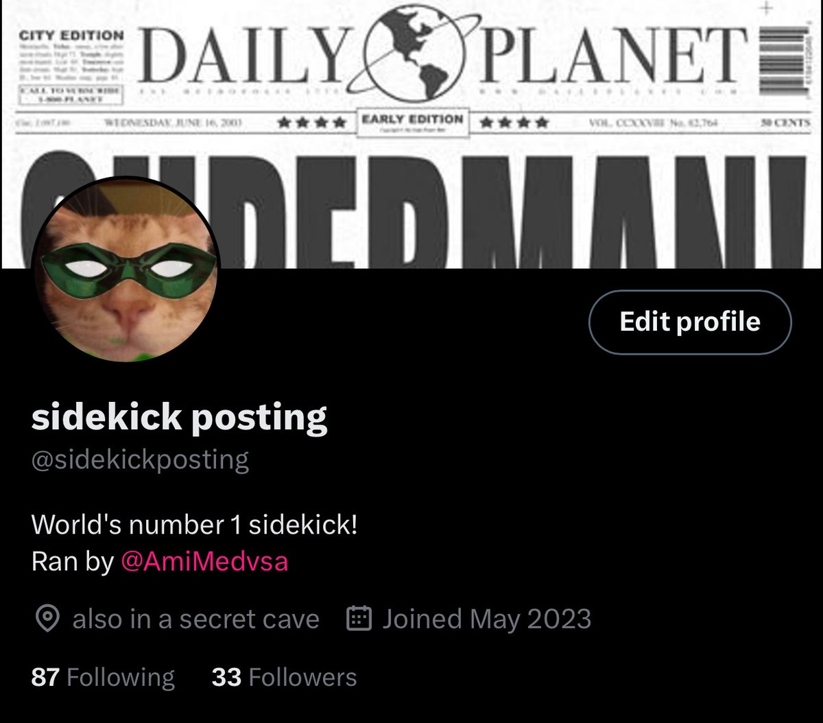 Over thirty fans on my first day?! Golly, thank you all!