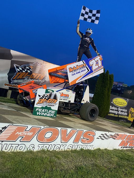 Hey <a href="/KornbauRacing27/">Jeremy Kornbau</a> &amp; <a href="/Lukewolford_4/">Luke Wolford</a>   That was fun!! 🏁🤟🏼 Thankful for everyone that makes it happen! I wish <a href="/savtraucht/">Savannah Peterson</a> was here
