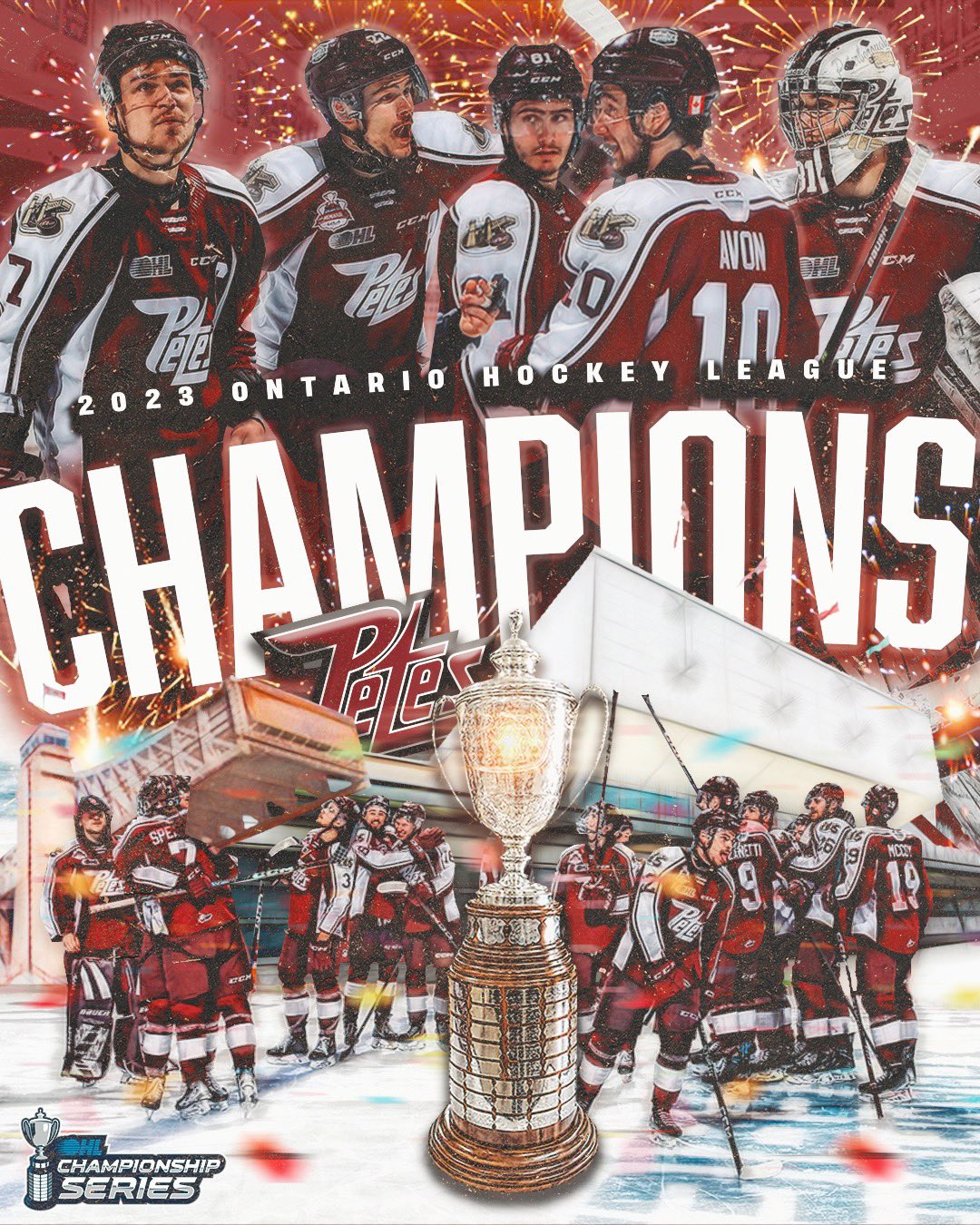 The Peterborough Petes are Ontario Hockey League CHAMPIONS