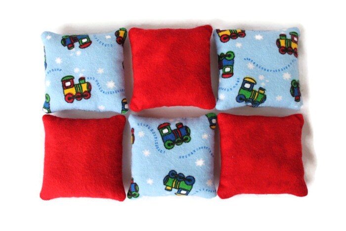 Excited to share the latest addition to my #etsy shop: Bean Bags Light Blue Train & Red Flannel Boys Toy Toss Game Party Favor (set of 6) - US Shipping Included etsy.me/45jjOEr #red #blue #beanbags #handiworkingirls #childbeanbags #freeshippingetsy #SMILEtt23