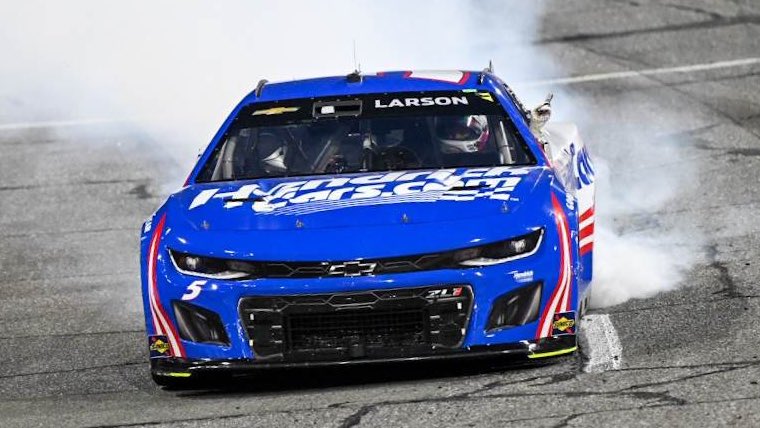 In the last eight (8) days, Kyle Larson:

- Won NXS race at Darlington
- Won High Limit race at Wayne County Speedway
- Won NCTS race at North Wilkesboro Speedway
- Won All-Star Race at NWS

Yeah. Summer of Larson incoming.

#NASCAR75 | #NASCAR | #AllStarRace